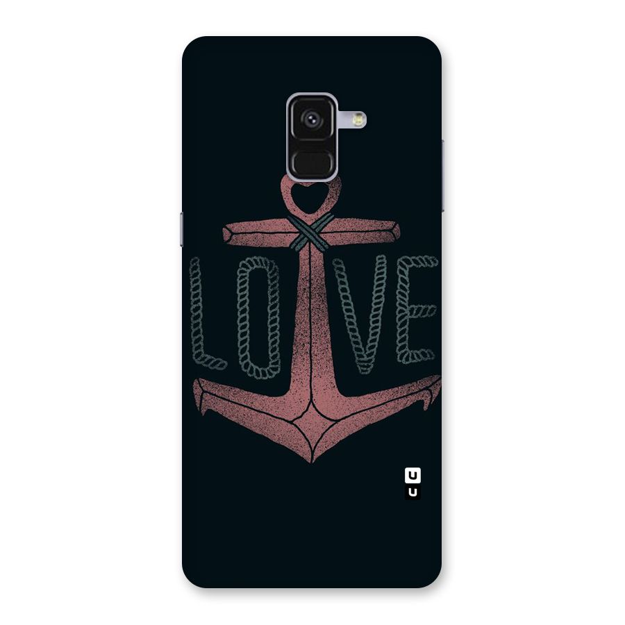 Love Anchor Form Back Case for Galaxy A8 Plus