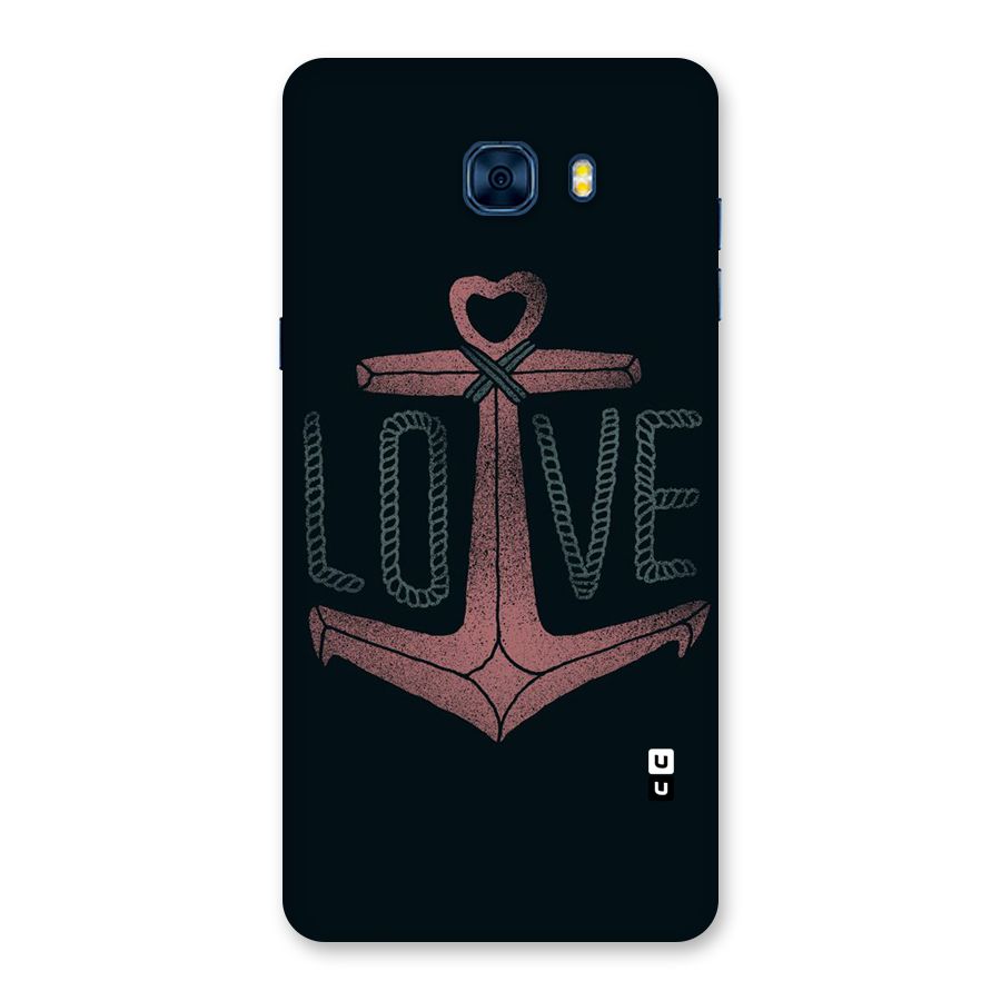 Love Anchor Form Back Case for Galaxy C7 Pro