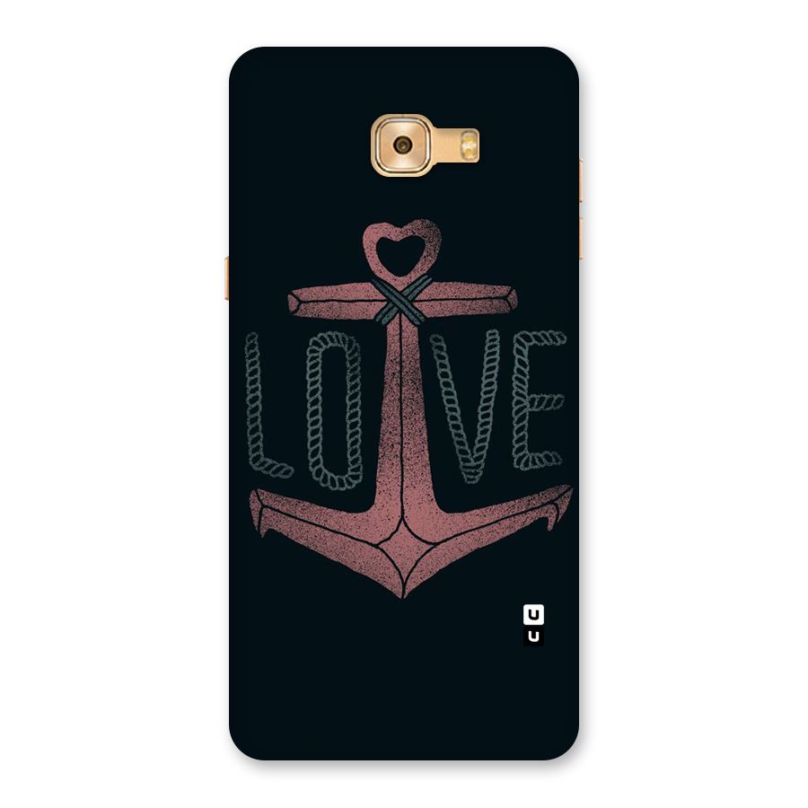 Love Anchor Form Back Case for Galaxy C9 Pro