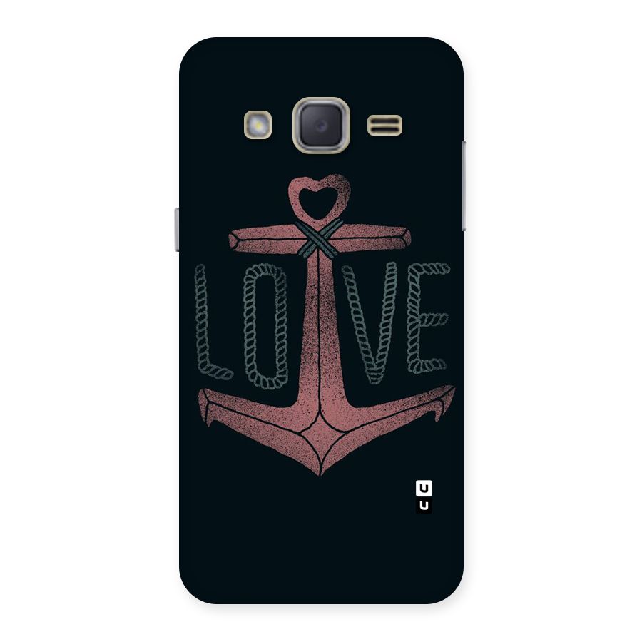 Love Anchor Form Back Case for Galaxy J2