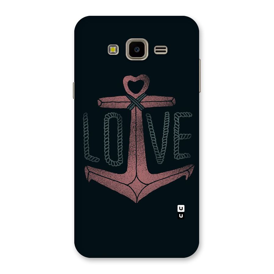 Love Anchor Form Back Case for Galaxy J7 Nxt