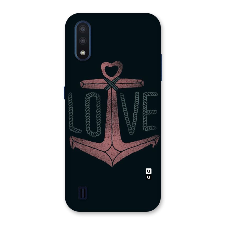 Love Anchor Form Back Case for Galaxy M01