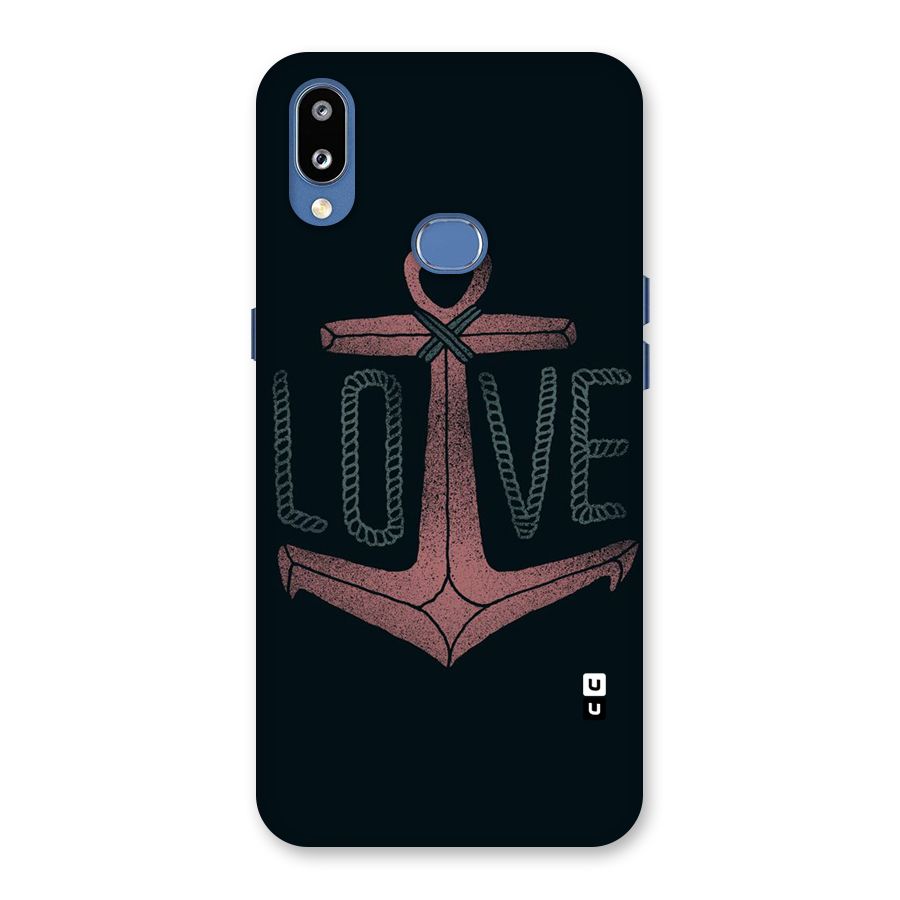 Love Anchor Form Back Case for Galaxy M01s