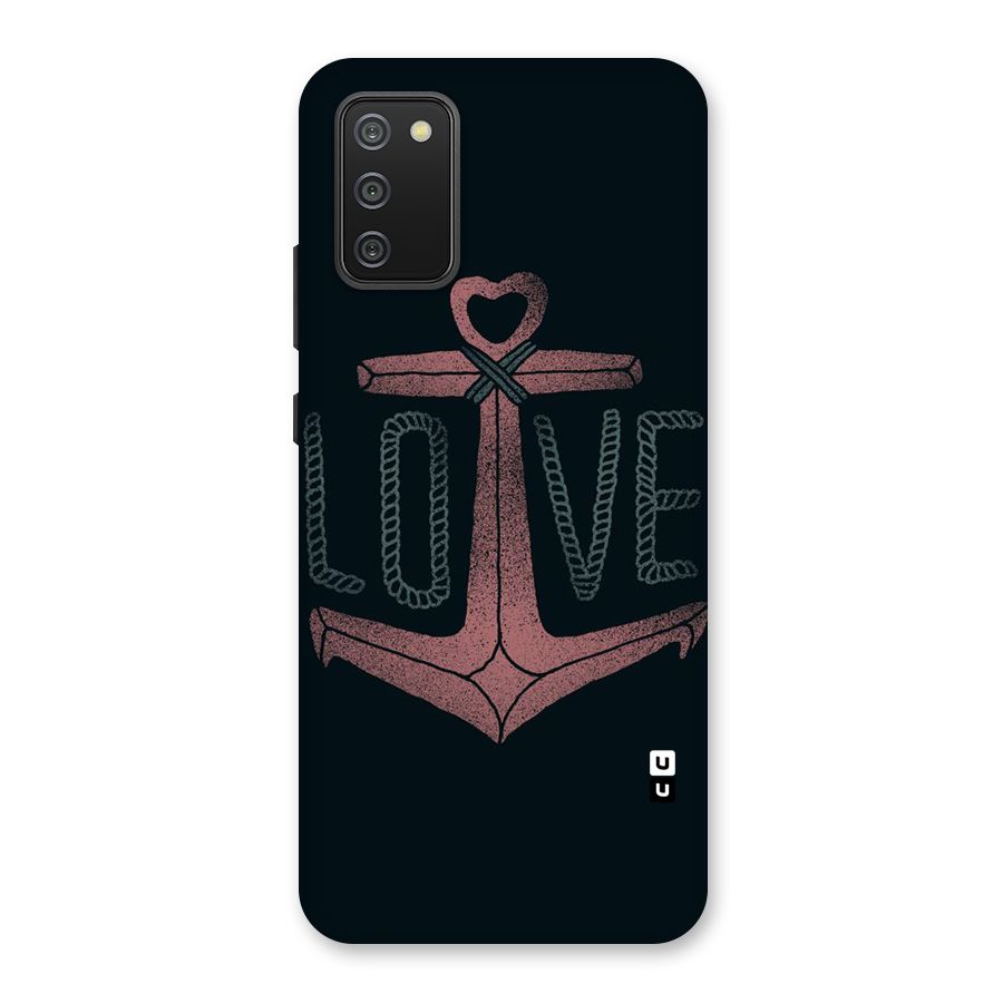 Love Anchor Form Back Case for Galaxy M02s