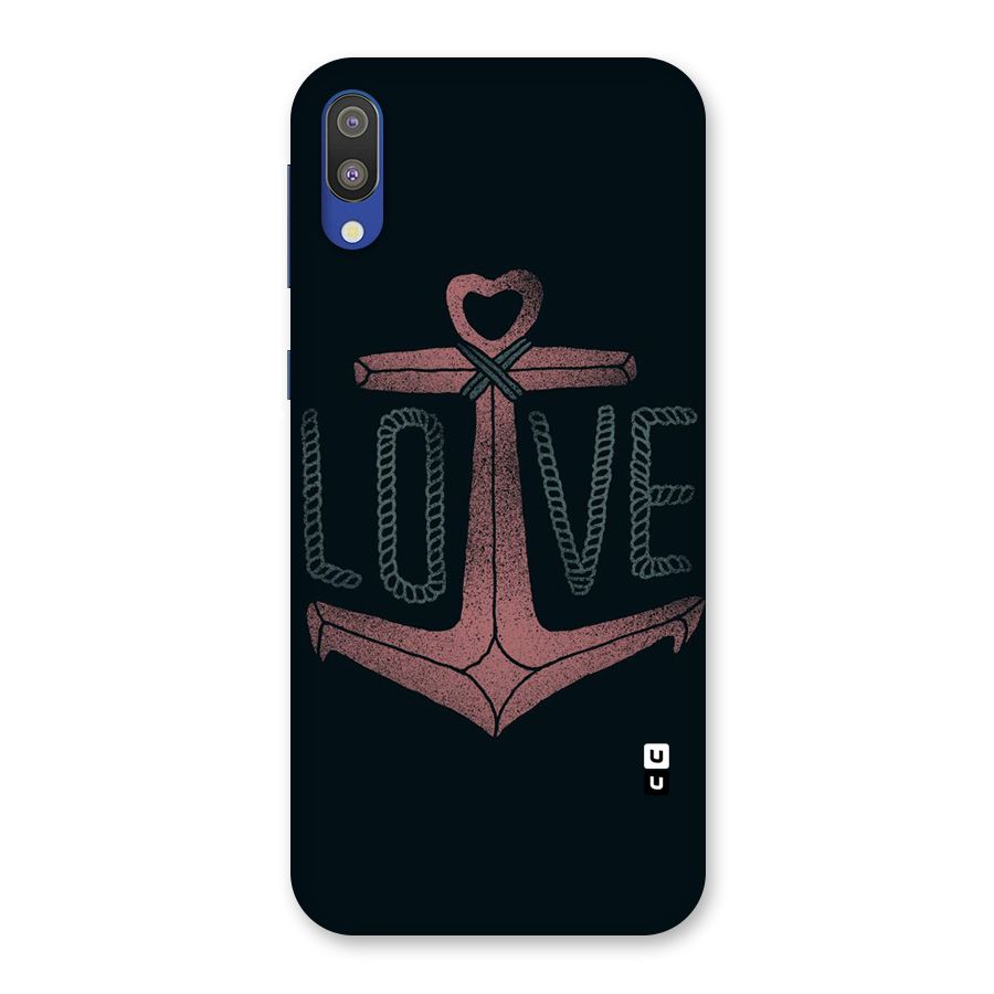 Love Anchor Form Back Case for Galaxy M10