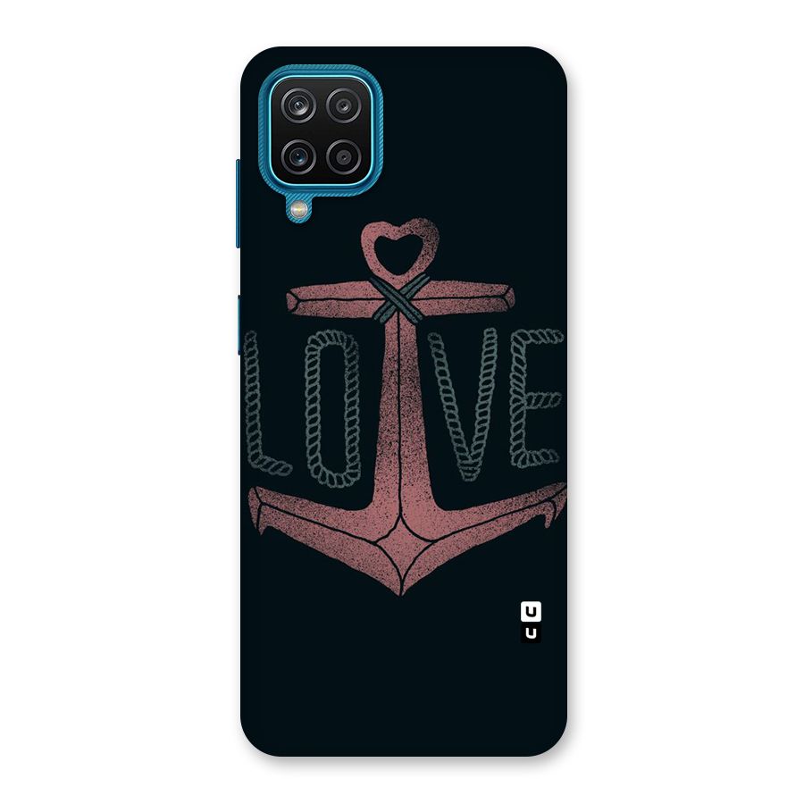 Love Anchor Form Back Case for Galaxy M12