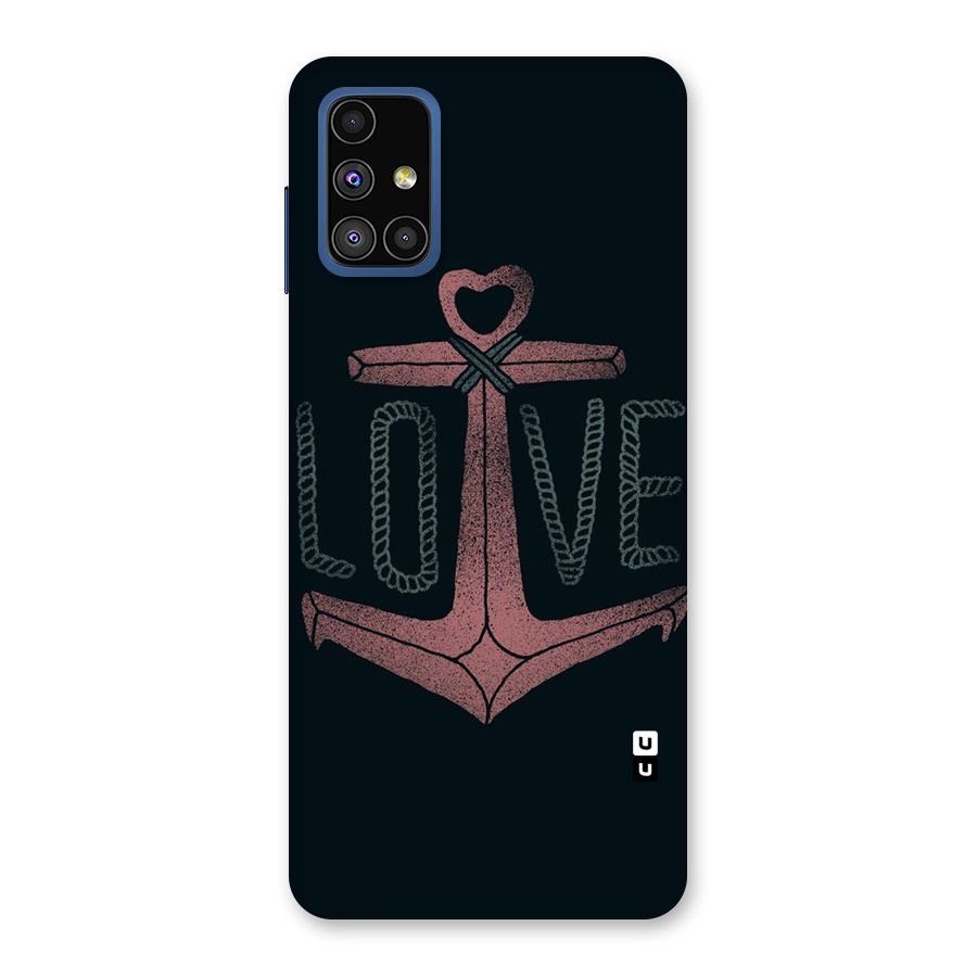 Love Anchor Form Back Case for Galaxy M51