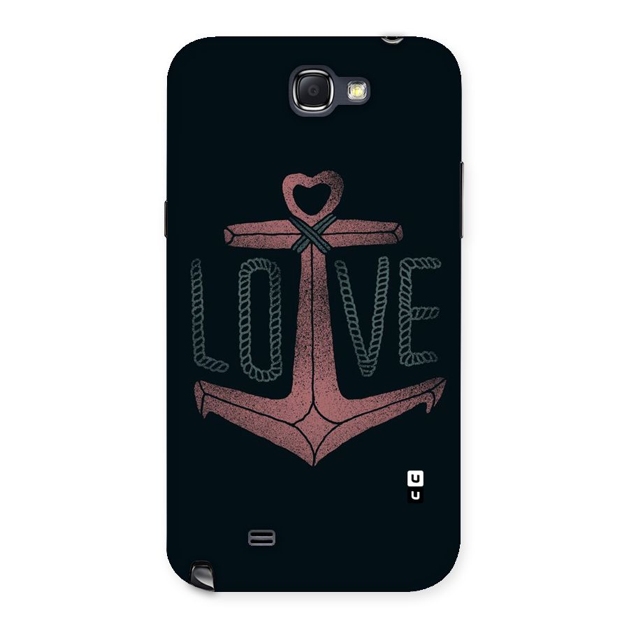 Love Anchor Form Back Case for Galaxy Note 2