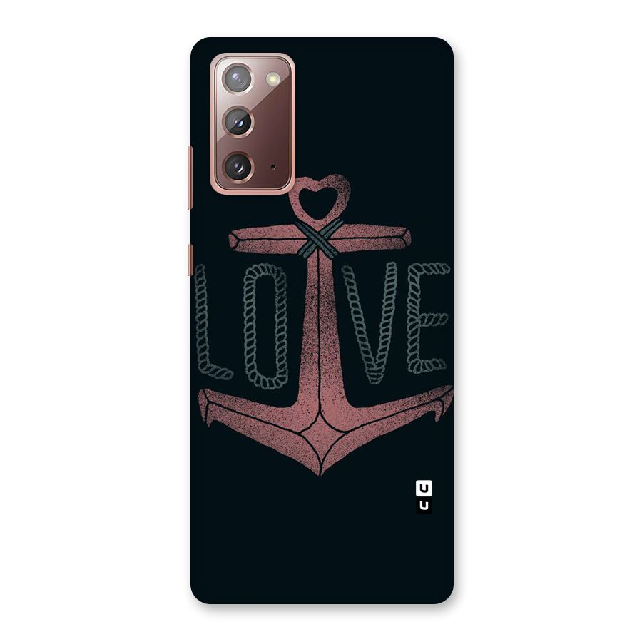 Love Anchor Form Back Case for Galaxy Note 20