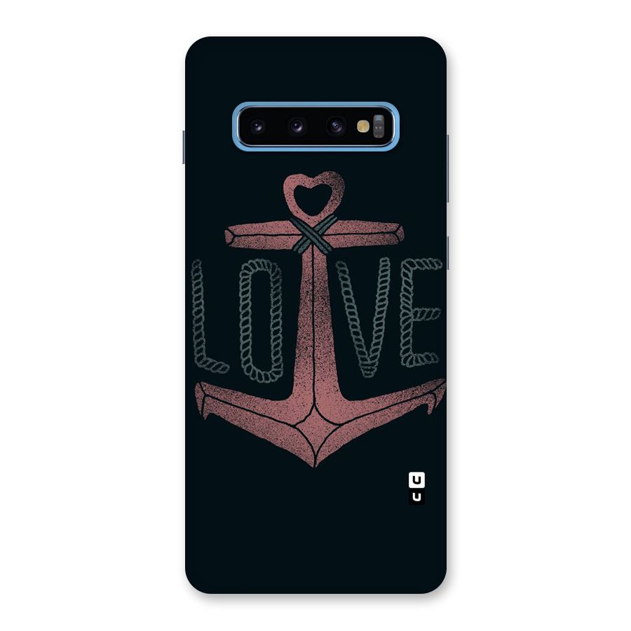 Love Anchor Form Back Case for Galaxy S10 Plus