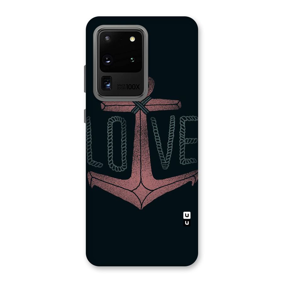Love Anchor Form Back Case for Galaxy S20 Ultra