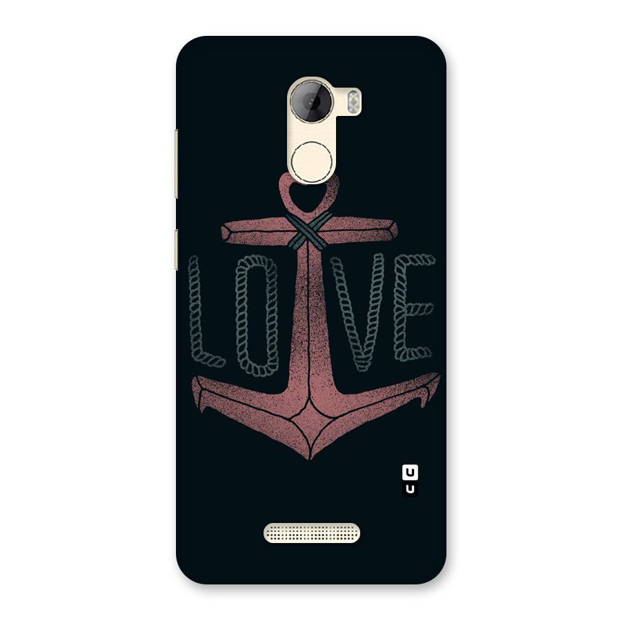 Love Anchor Form Back Case for Gionee A1 LIte