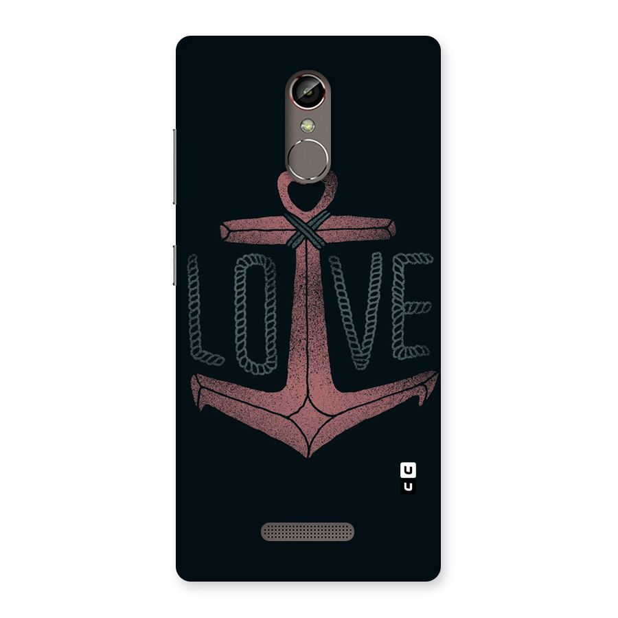 Love Anchor Form Back Case for Gionee S6s