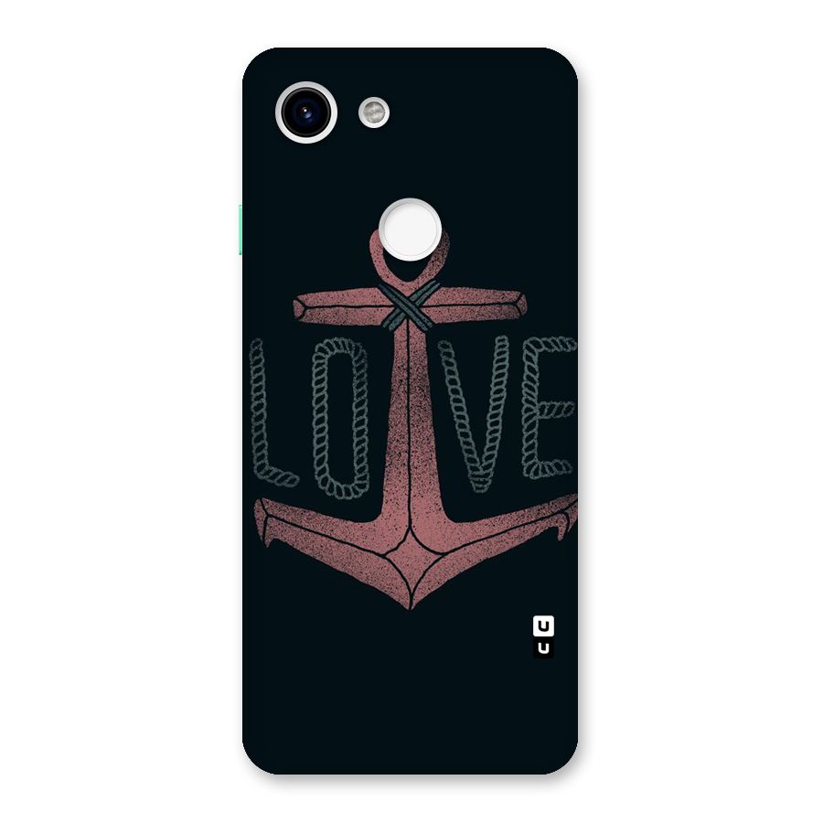 Love Anchor Form Back Case for Google Pixel 3