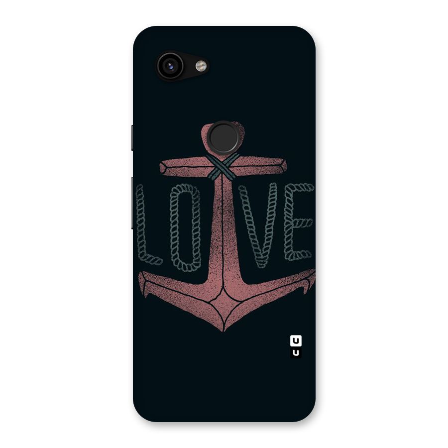 Love Anchor Form Back Case for Google Pixel 3a