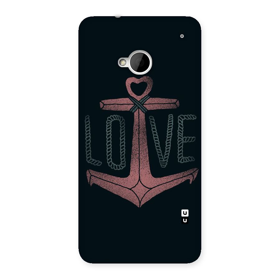 Love Anchor Form Back Case for HTC One M7