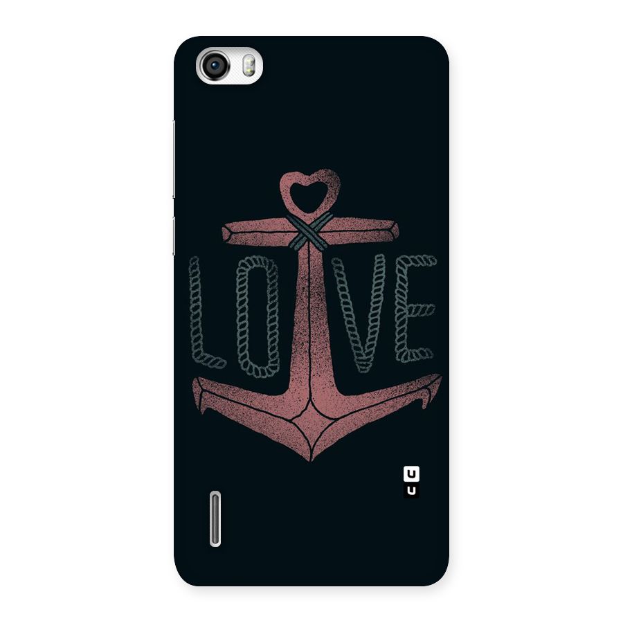 Love Anchor Form Back Case for Honor 6