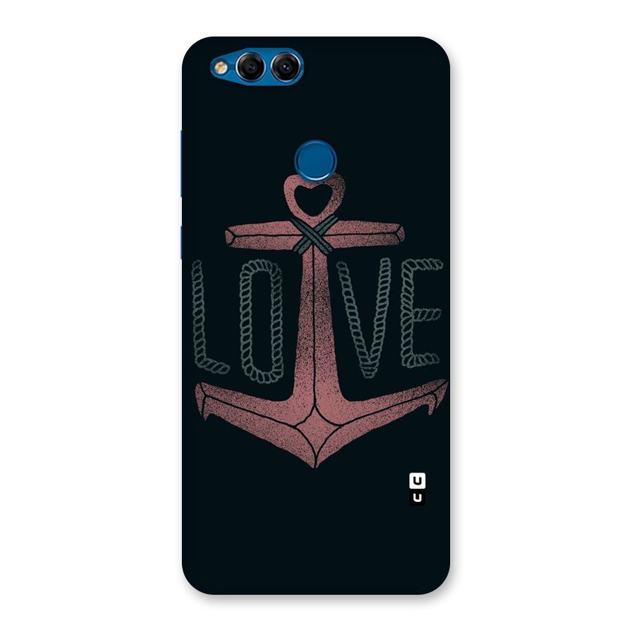 Love Anchor Form Back Case for Honor 7X