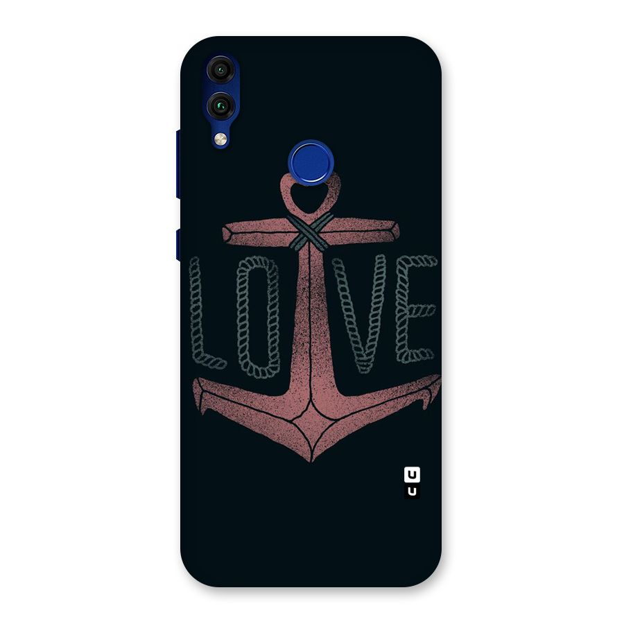 Love Anchor Form Back Case for Honor 8C