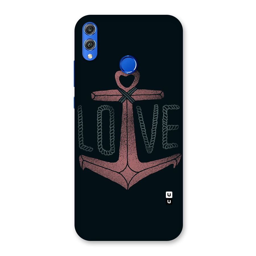 Love Anchor Form Back Case for Honor 8X