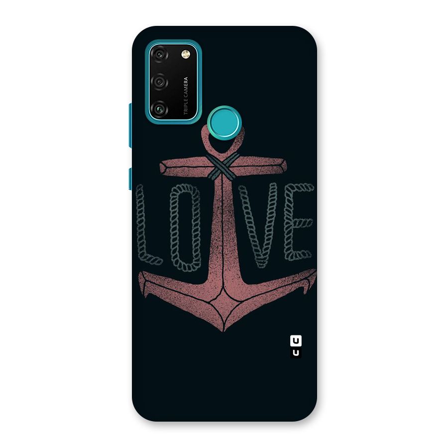 Love Anchor Form Back Case for Honor 9A