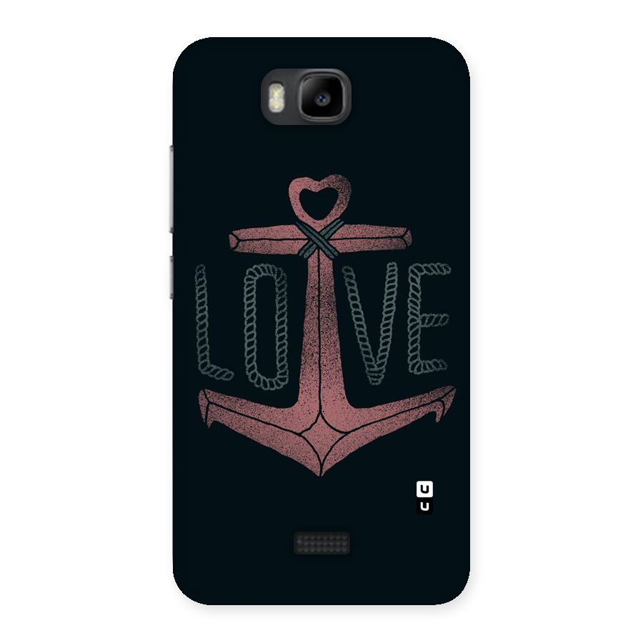 Love Anchor Form Back Case for Honor Bee