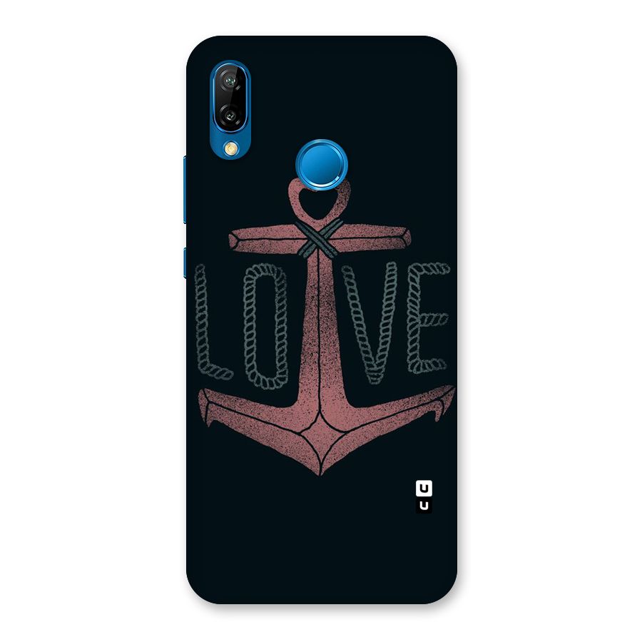 Love Anchor Form Back Case for Huawei P20 Lite