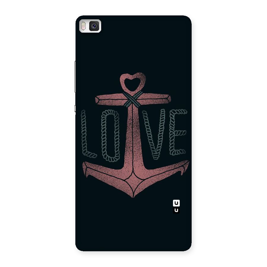 Love Anchor Form Back Case for Huawei P8