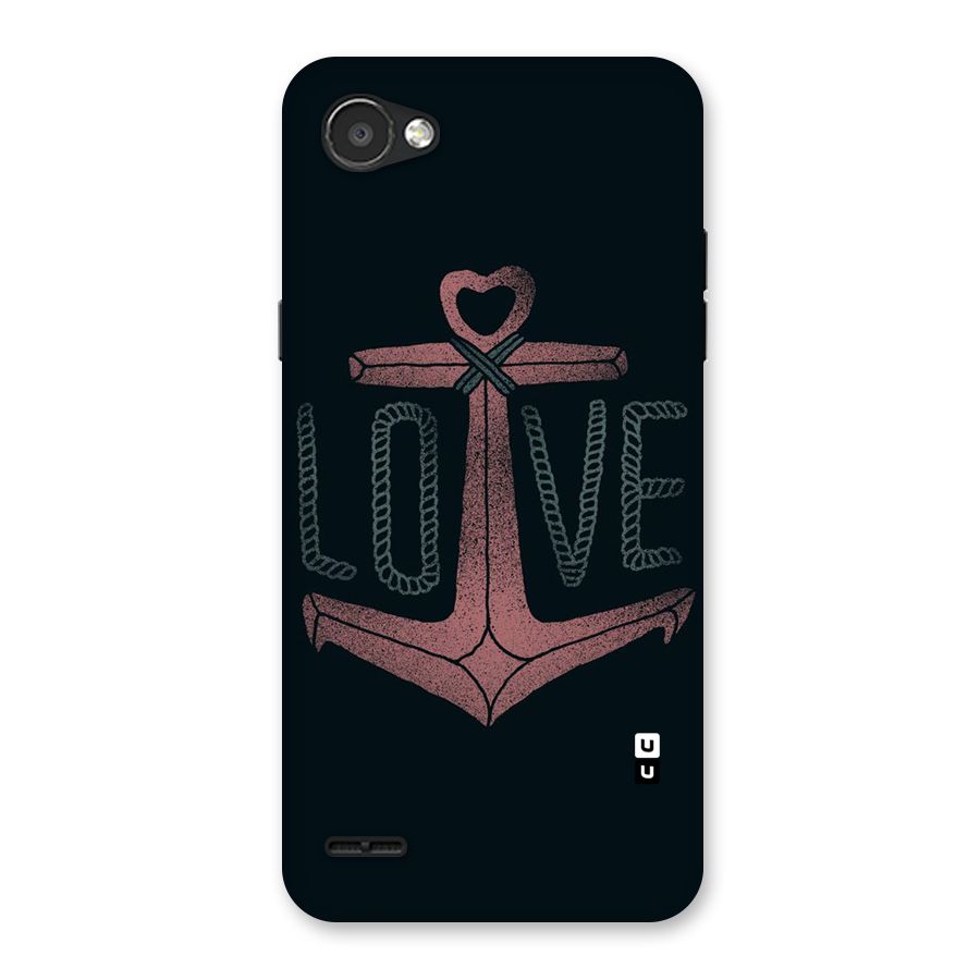Love Anchor Form Back Case for LG Q6