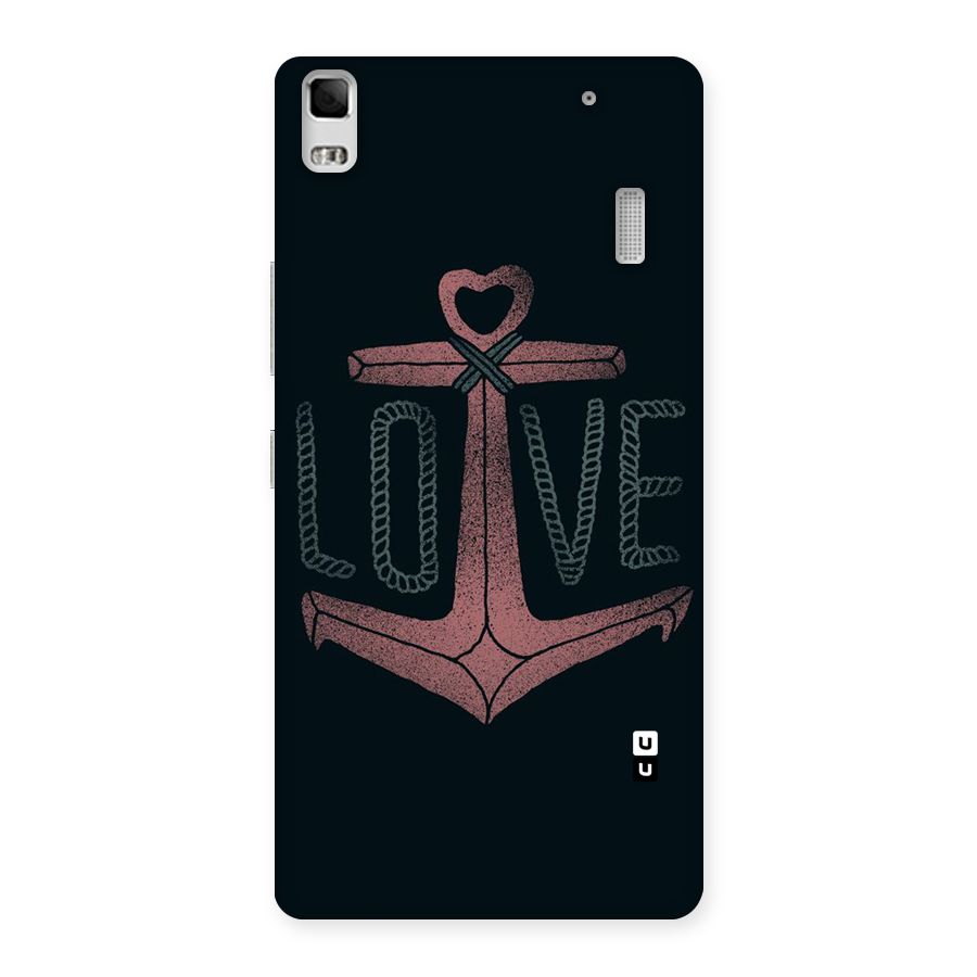 Love Anchor Form Back Case for Lenovo A7000