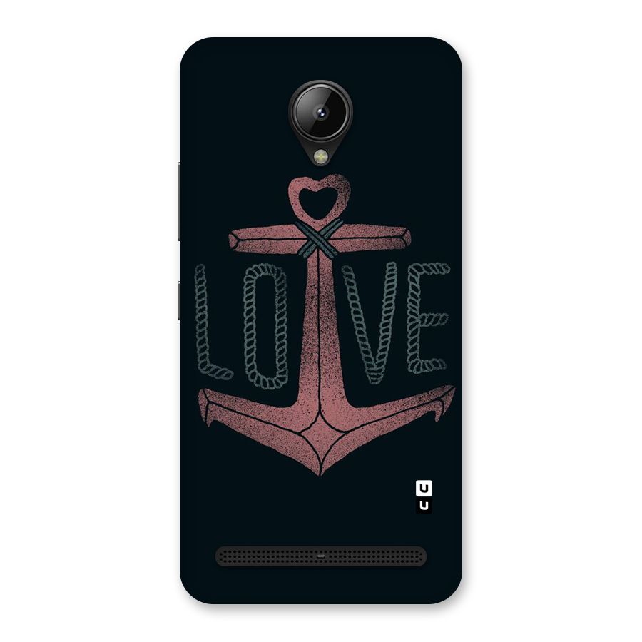 Love Anchor Form Back Case for Lenovo C2