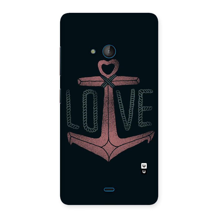 Love Anchor Form Back Case for Lumia 540
