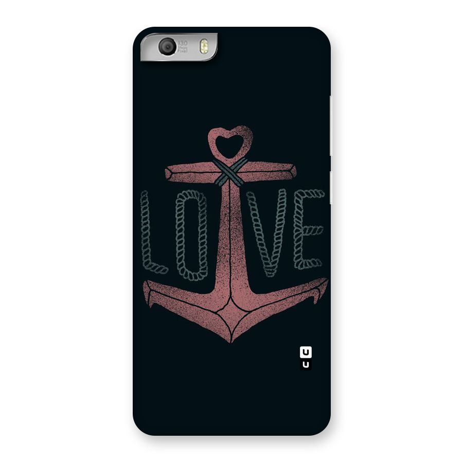 Love Anchor Form Back Case for Micromax Canvas Knight 2