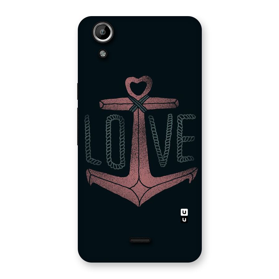 Love Anchor Form Back Case for Micromax Canvas Selfie Lens Q345