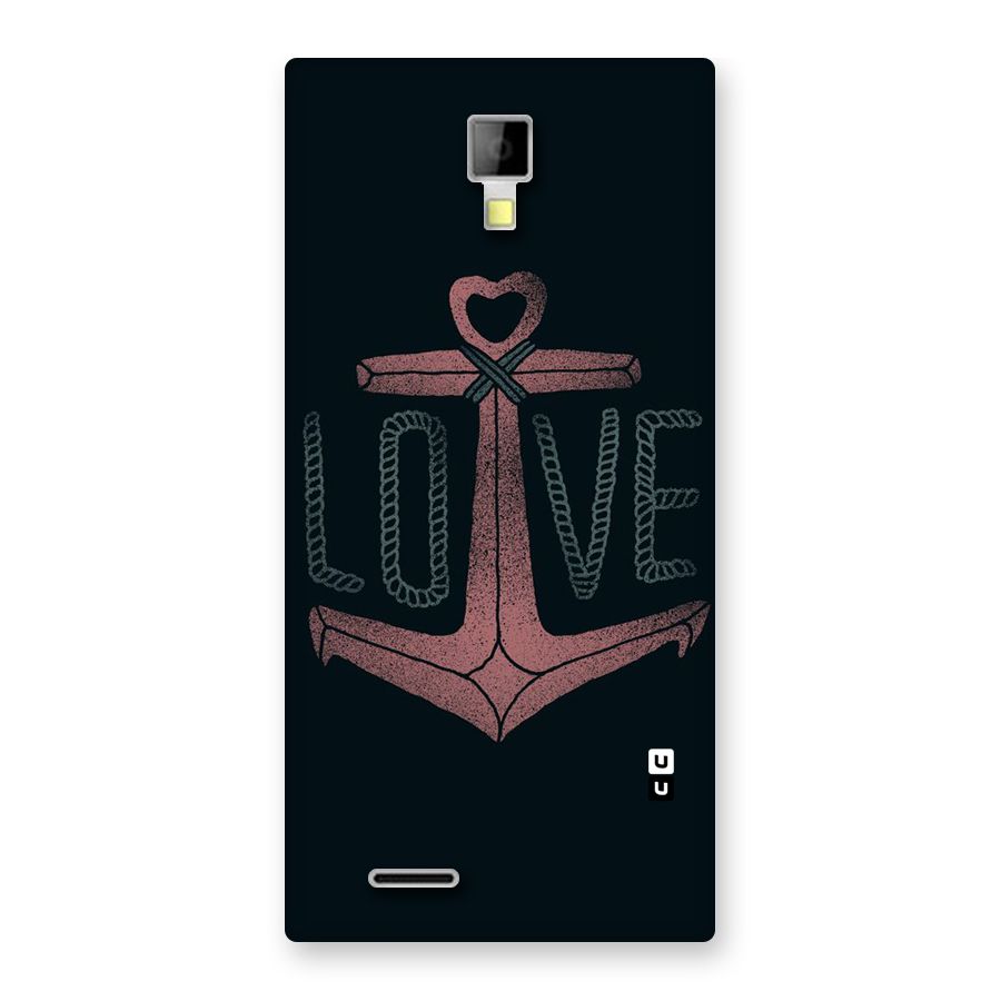 Love Anchor Form Back Case for Micromax Canvas Xpress A99