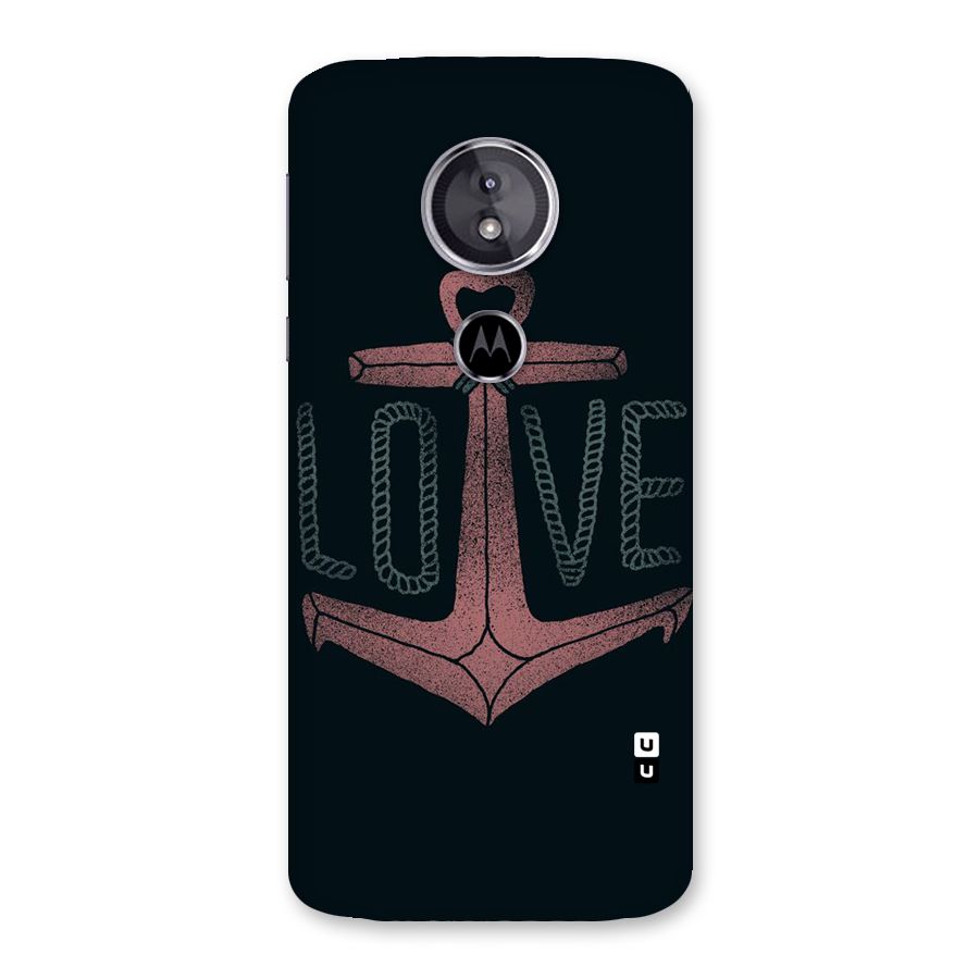 Love Anchor Form Back Case for Moto E5