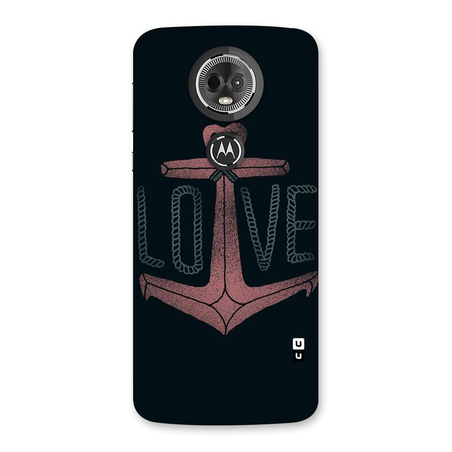 Love Anchor Form Back Case for Moto E5 Plus
