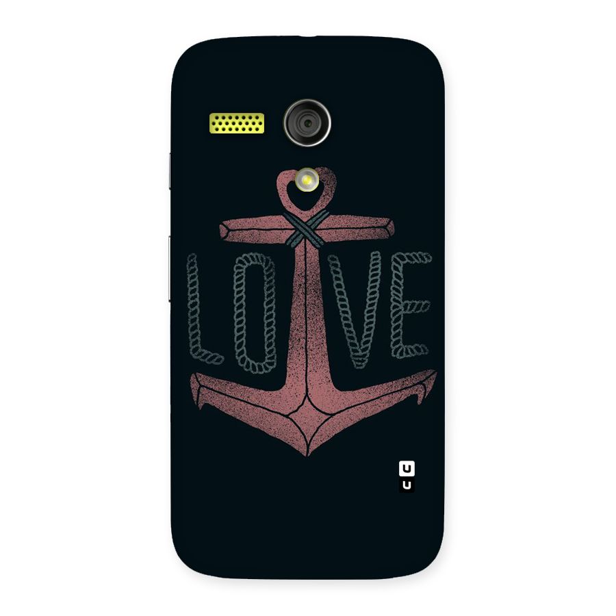 Love Anchor Form Back Case for Moto G