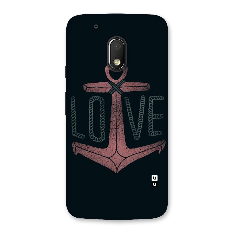Love Anchor Form Back Case for Moto G4 Play