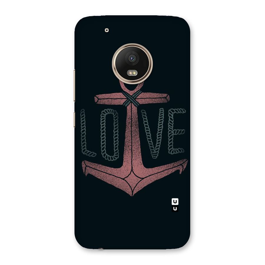 Love Anchor Form Back Case for Moto G5 Plus
