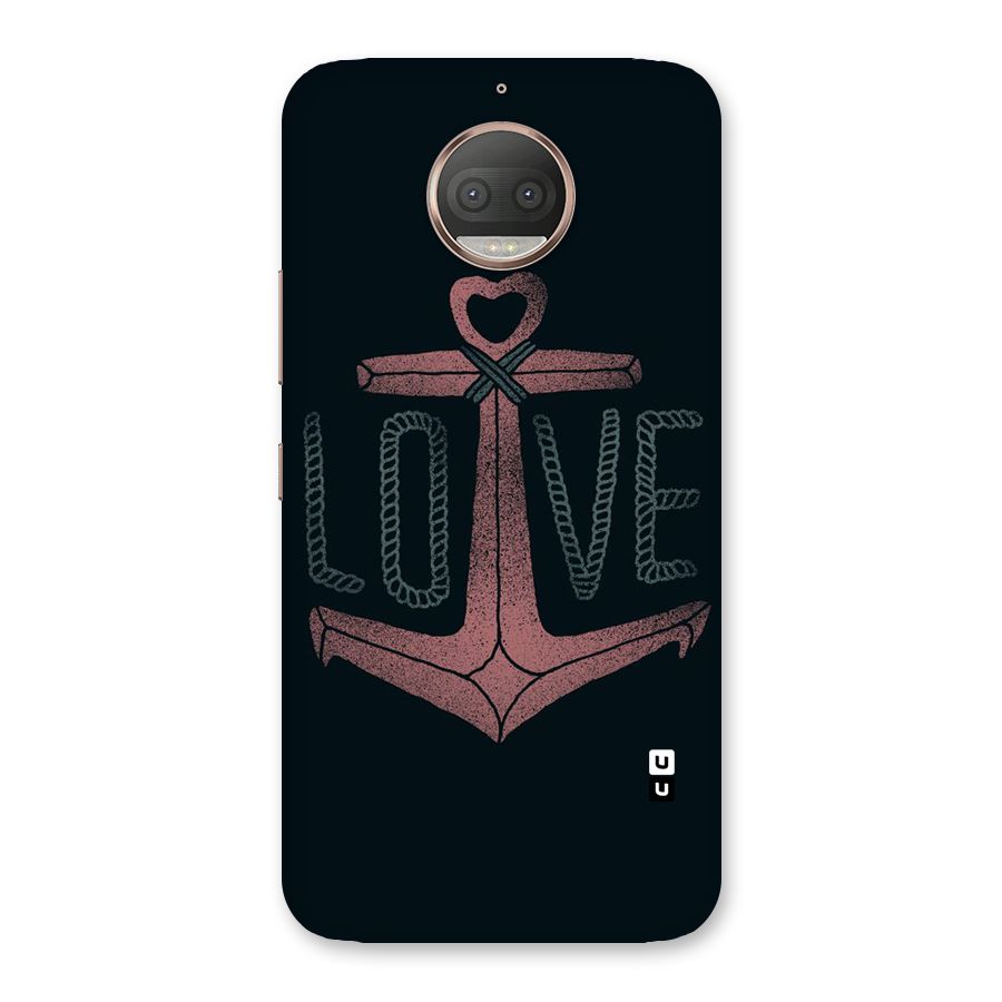 Love Anchor Form Back Case for Moto G5s Plus