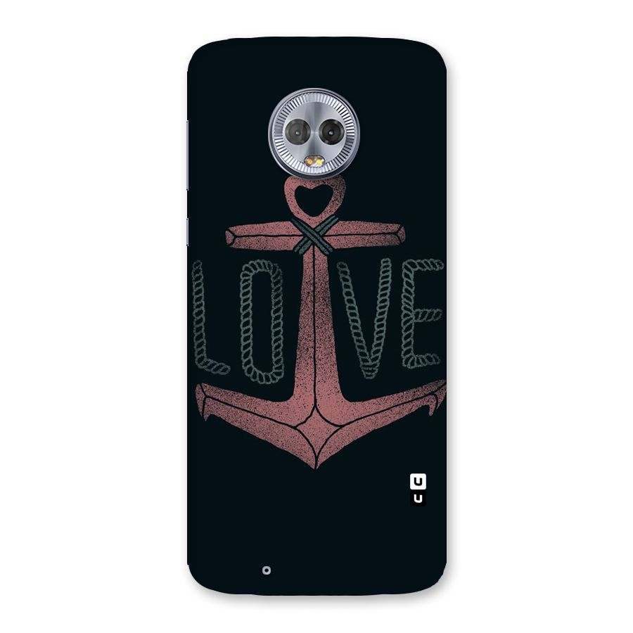 Love Anchor Form Back Case for Moto G6