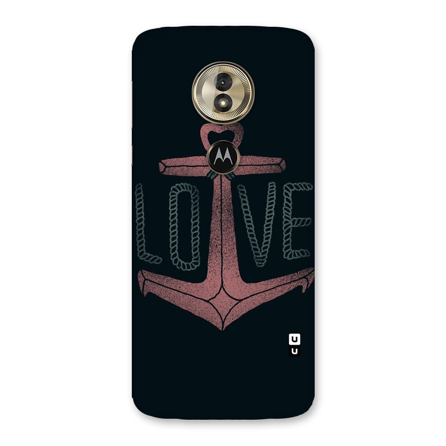 Love Anchor Form Back Case for Moto G6 Play