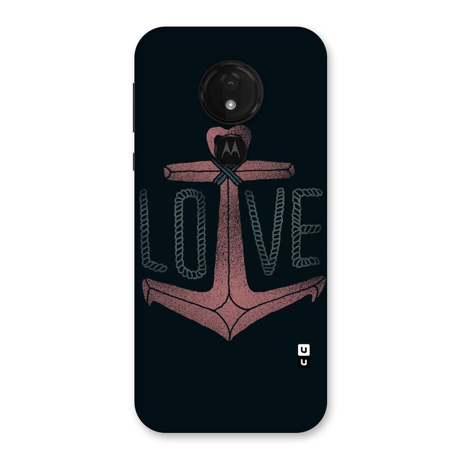 Love Anchor Form Back Case for Moto G7 Power
