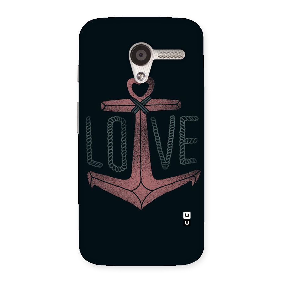 Love Anchor Form Back Case for Moto X