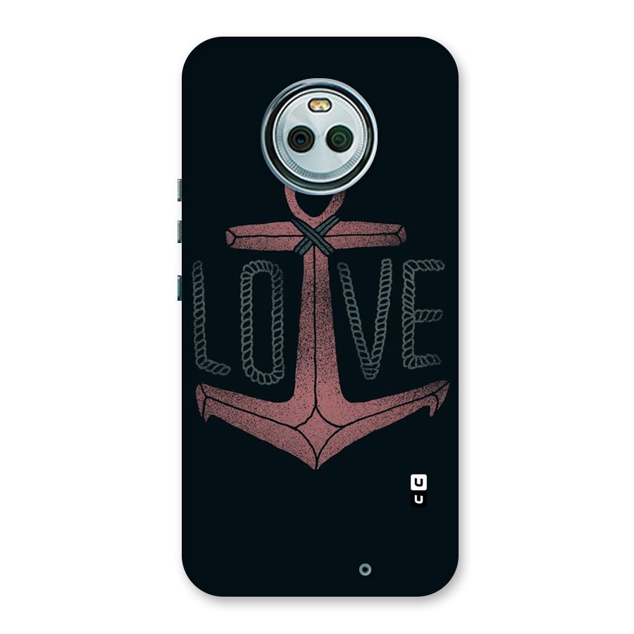 Love Anchor Form Back Case for Moto X4