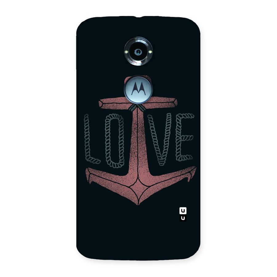 Love Anchor Form Back Case for Moto X 2nd Gen