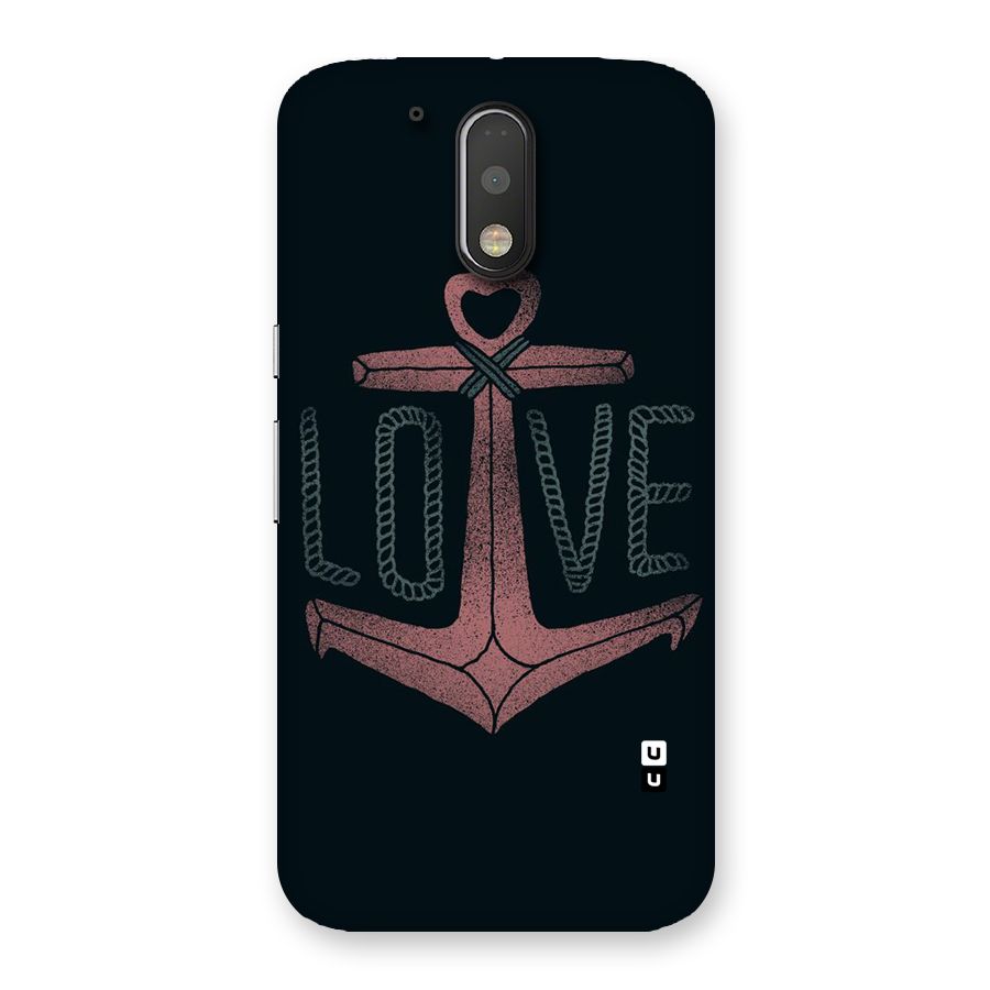 Love Anchor Form Back Case for Motorola Moto G4 Plus