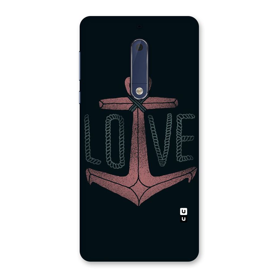Love Anchor Form Back Case for Nokia 5