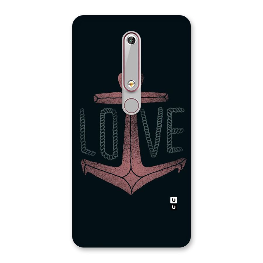 Love Anchor Form Back Case for Nokia 6.1